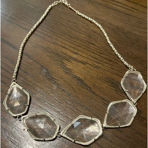 Modern Crystal necklace.